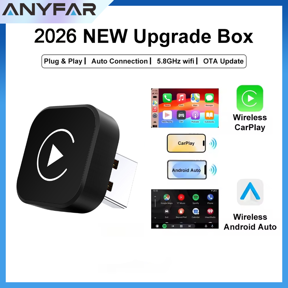 Smartwatch Universal - Adaptador Inalámbrico CarPlay 2026, Dongle 2