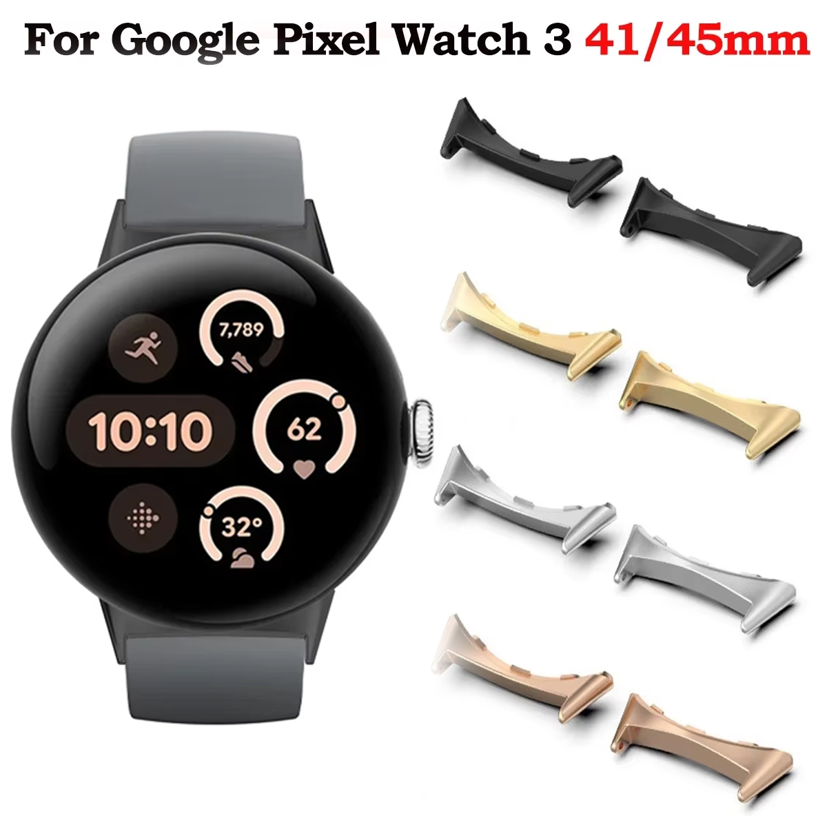 Smartwatch Watch Accessories - Adaptador de conector de correa de