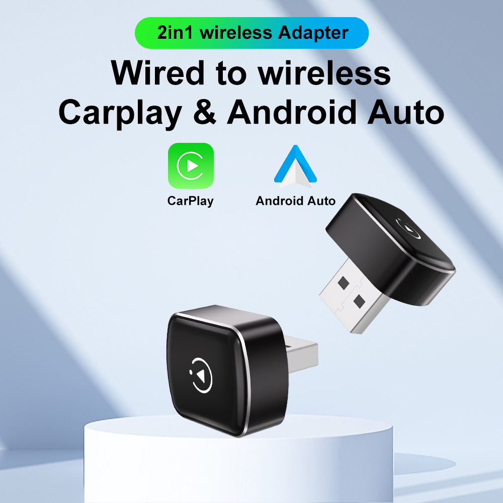 Smartwatch Universal - Adaptador Inalámbrico CarPlay 2 en 1