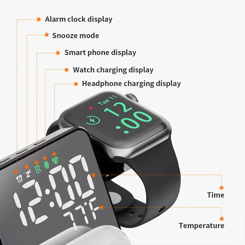 Cargador inalámbrico despertad - Smartwatch Ac reseña y precio