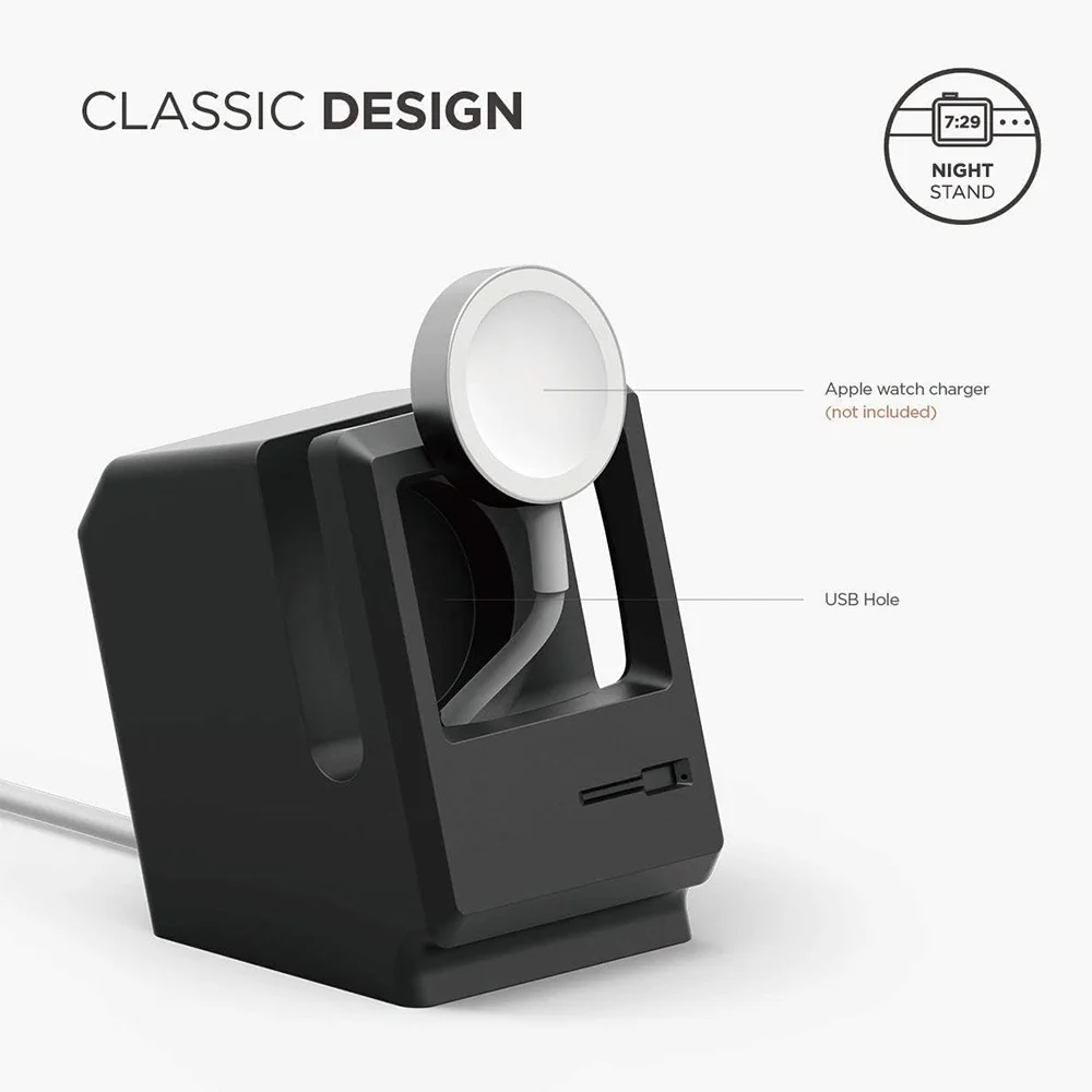 Soporte de cargador de silicon - Watch Charging Dock reseña y precio
