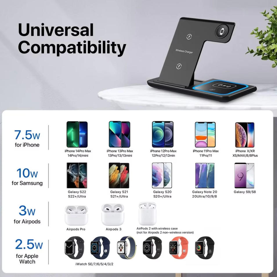 Cargador Inalámbrico Rápido, E - Smartwatch Ac reseña y precio