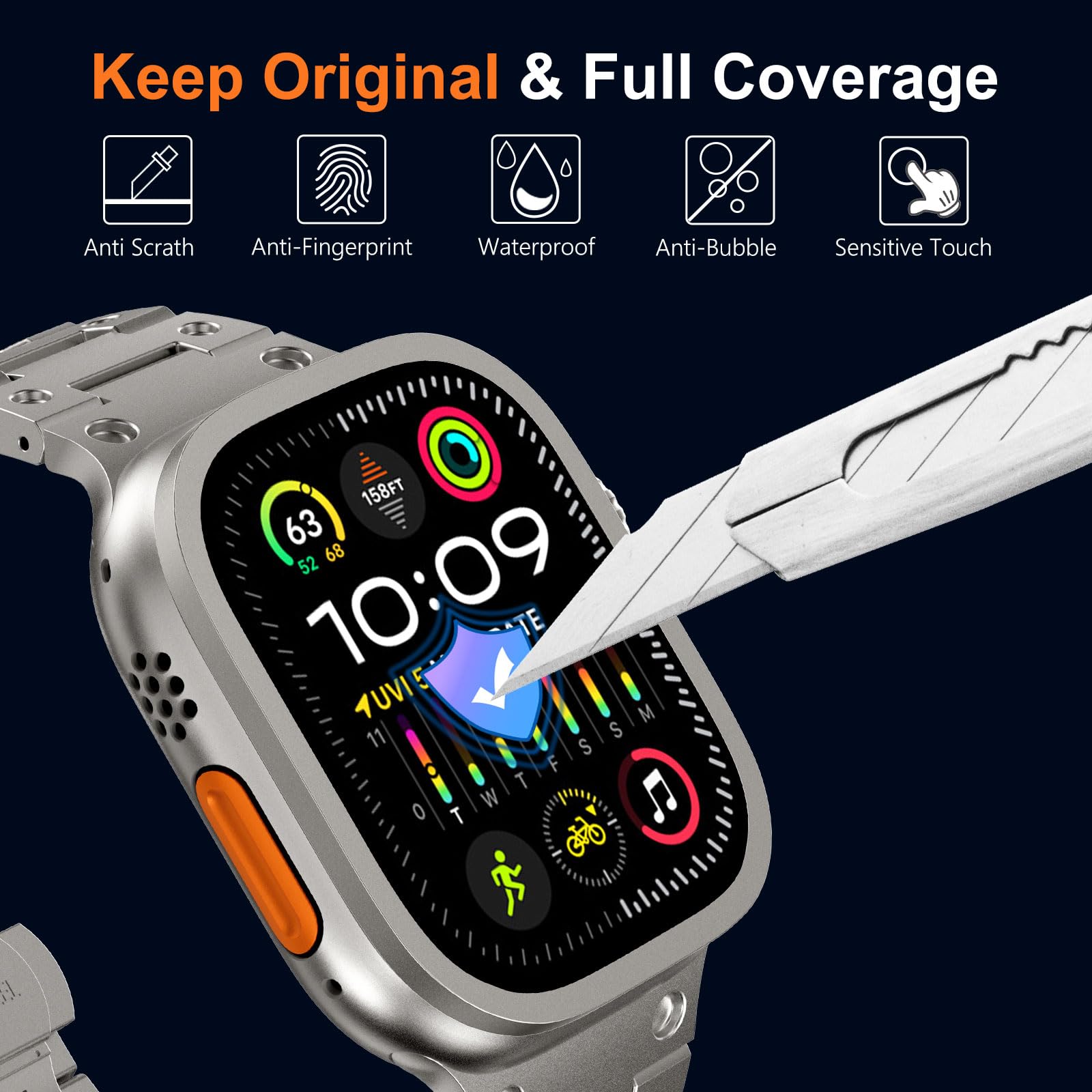 Vidrio templado para Apple Wat - Smartwatch Watch Accessories reseña y precio