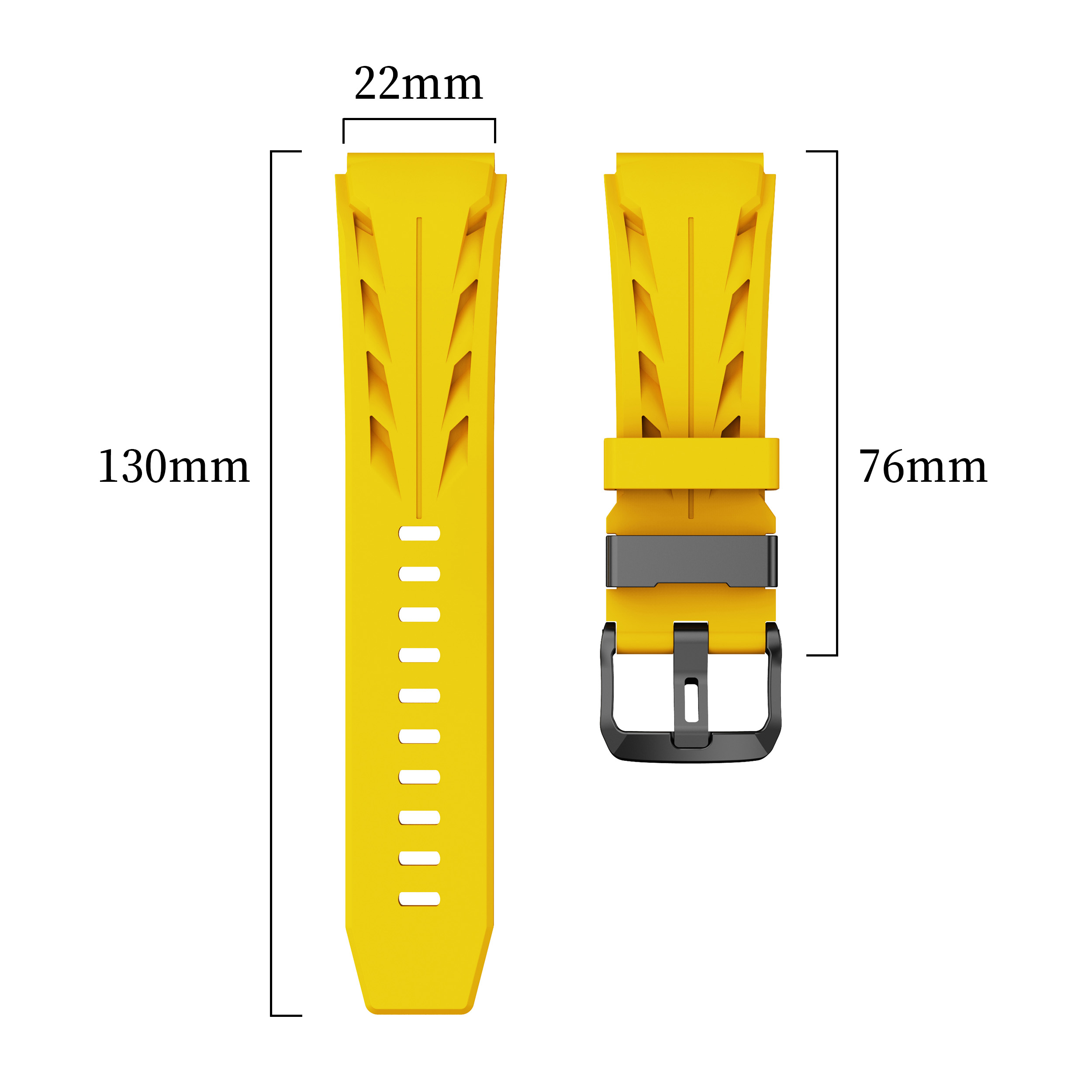 Correa de silicona de 22mm par - Titan Smartwatch Accessories reseña y precio