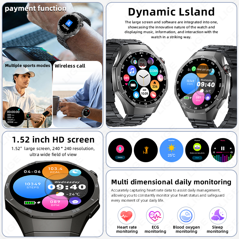 Nuevo Reloj Inteligente para H - Smartwatch Custom reseña y precio