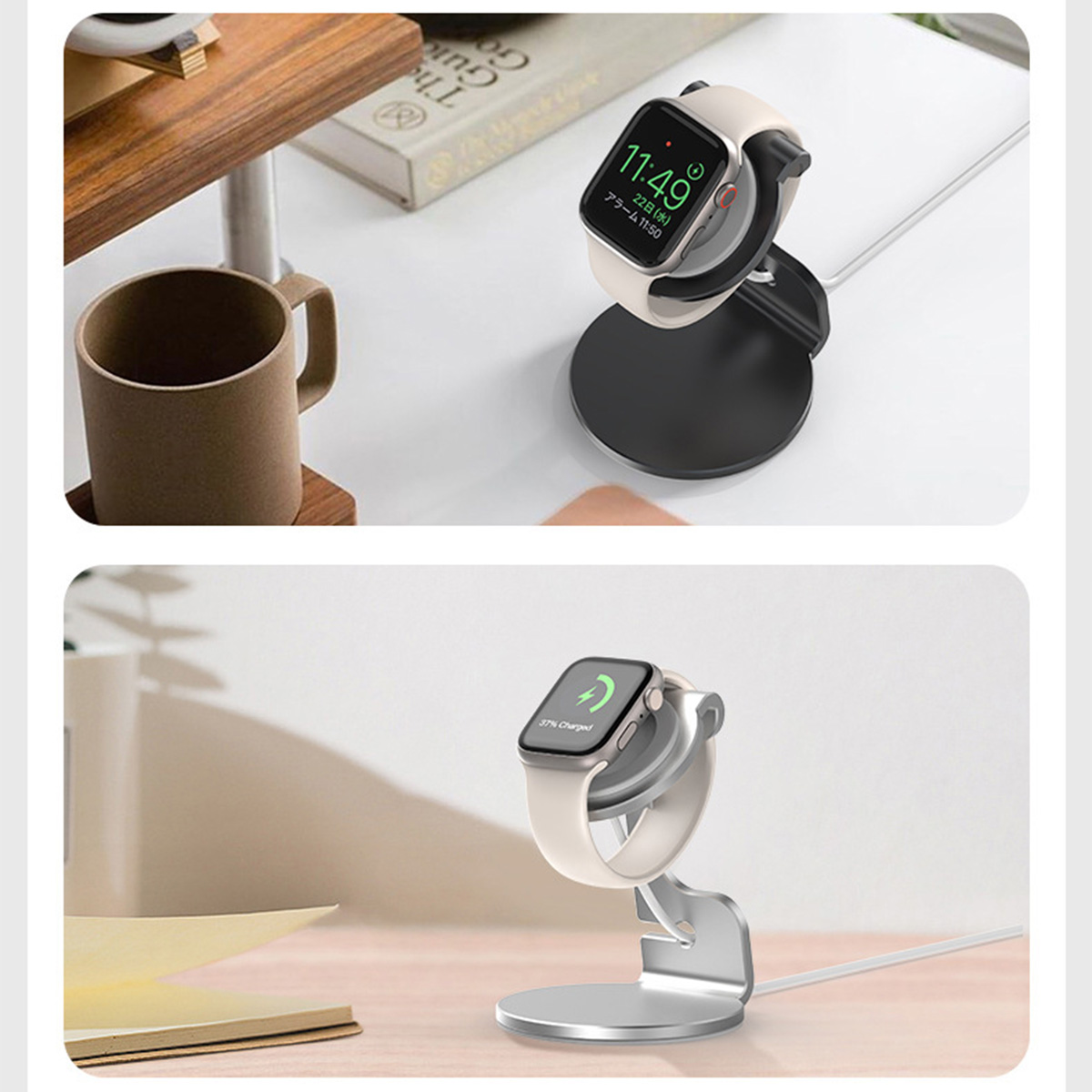 Soporte de aluminio para estac - Watch Charging Dock reseña y precio