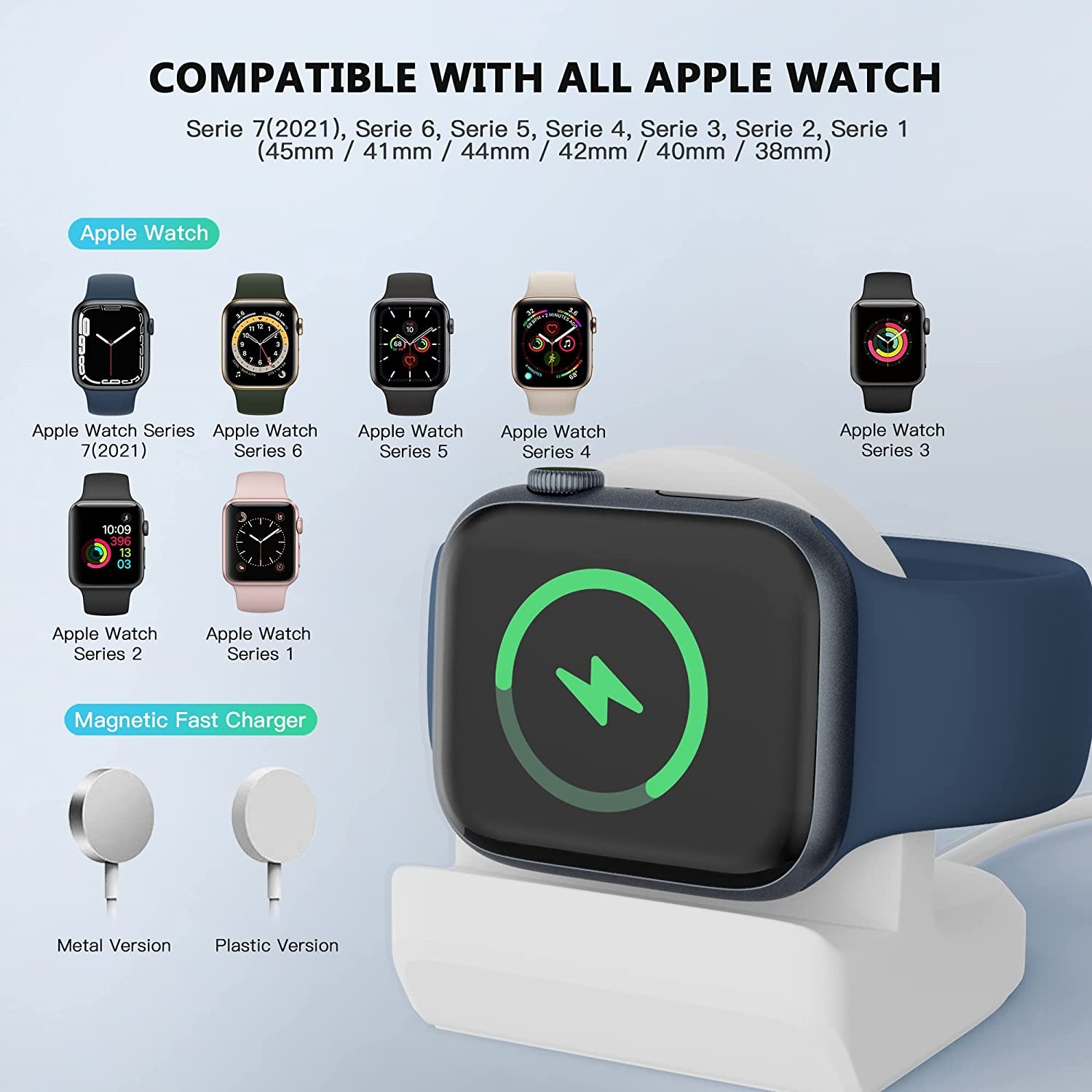 Soporte de cargador de silicon - Watch Charging Dock reseña y precio