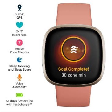 Reloj Inteligente Fitbit Versa - Smartwatch X reseña y precio