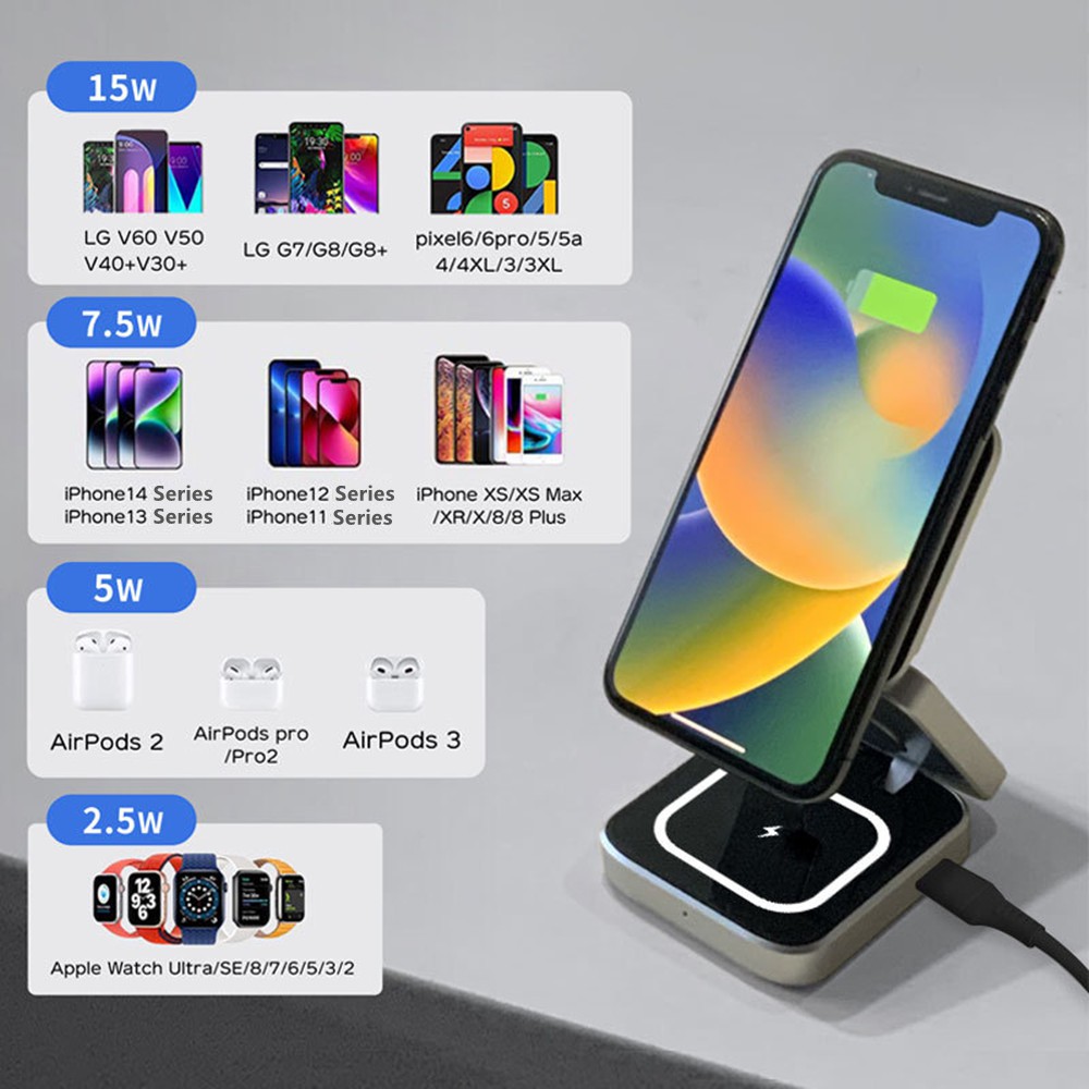 Estación de carga rápida de ca - Smartwatch Ac reseña y precio