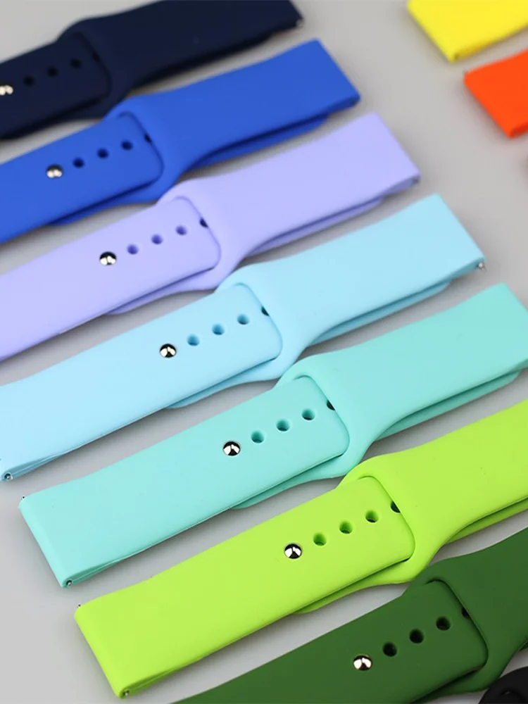 Correa de silicona de 18mm par - Titan Smartwatch Accessories reseña y precio