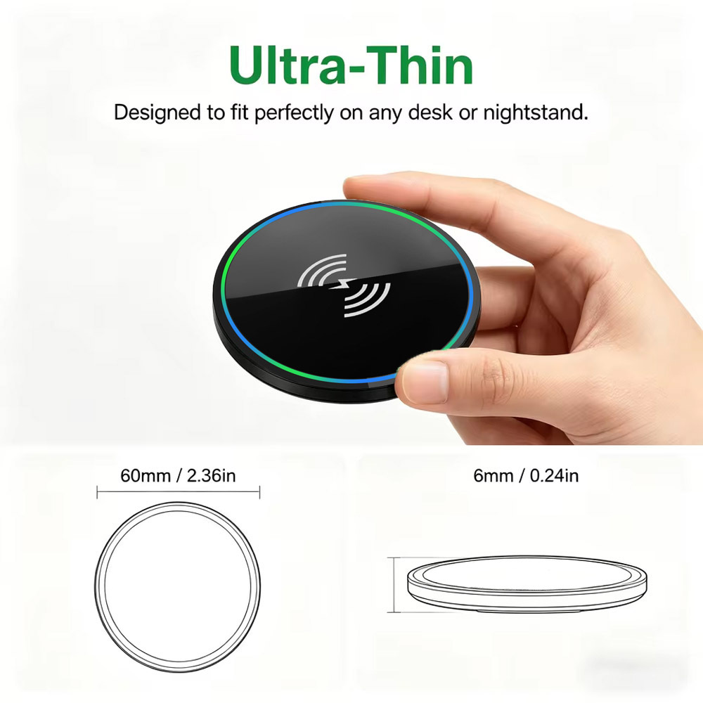 Base de Carga Inalámbrica Rápi - Smartwatch Universal reseña y precio